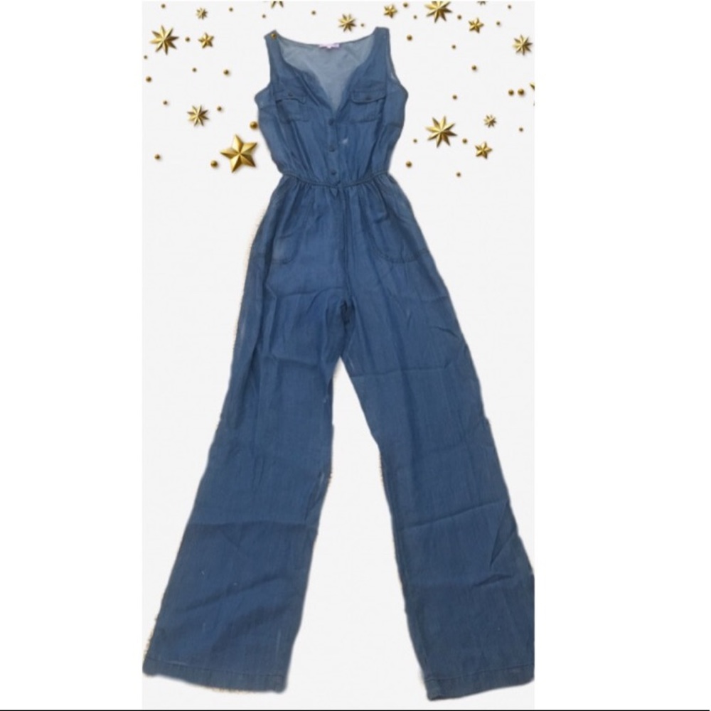 denim jumpsuit